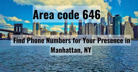 646 Area Code Phone Numbers .